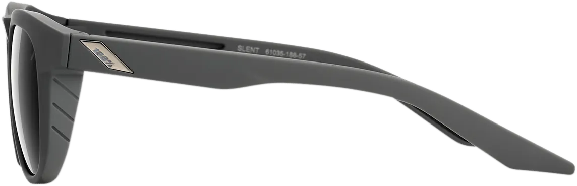 100% Slent Sunglasses - Gray - Smoke 61035-188-57