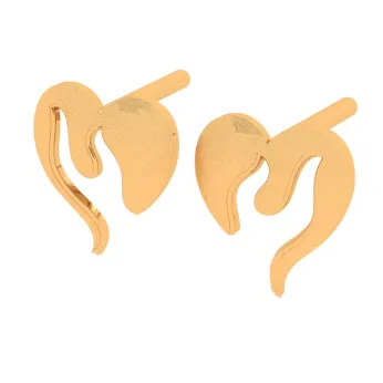 14k Gold Earring With Modern Design