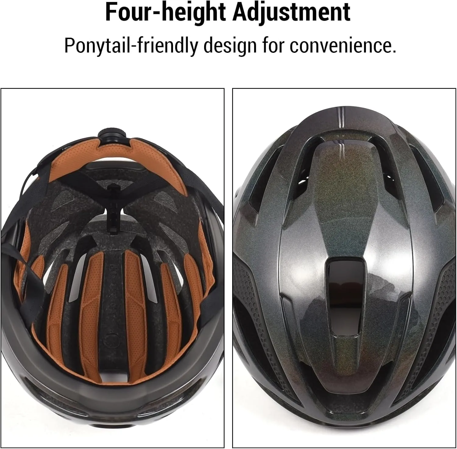 Adult Bike Helmet for Men & Women, Lightweight Breathable Mountain Bike Helmet Adjustable Cycling Helmets Impact Protection MTB Bicycle Helmets for Commuting, Road Biking, Skating
