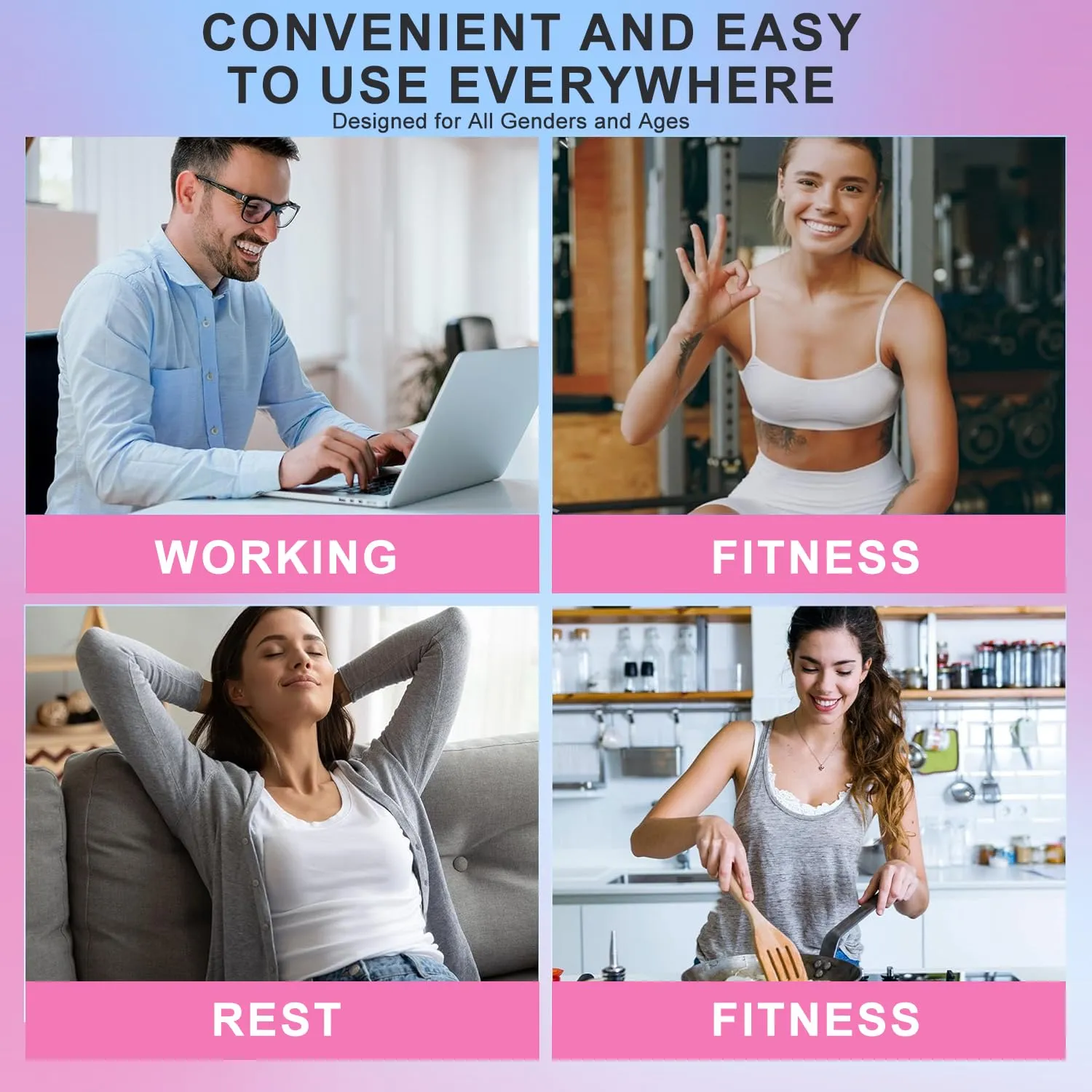 Back Posture Corrector for Women - Adjustable Straightener Back Brace Posture Corrector Under Clothes (Pink, Medium)