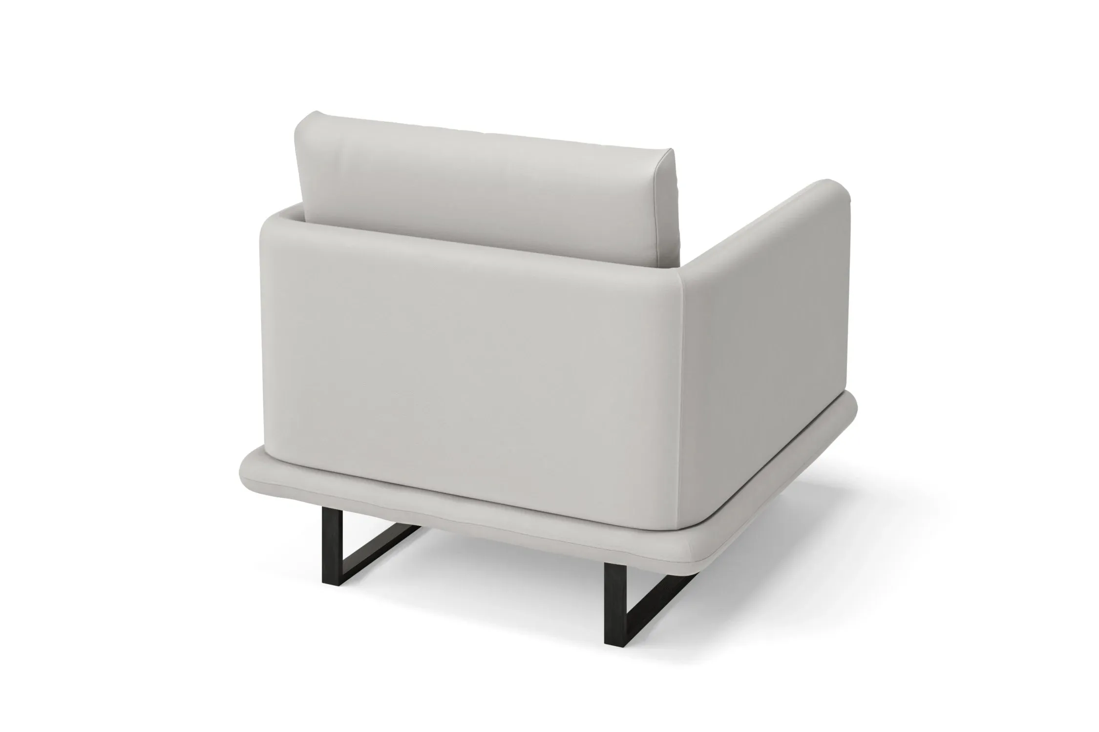 Calabria Armchair White Leather