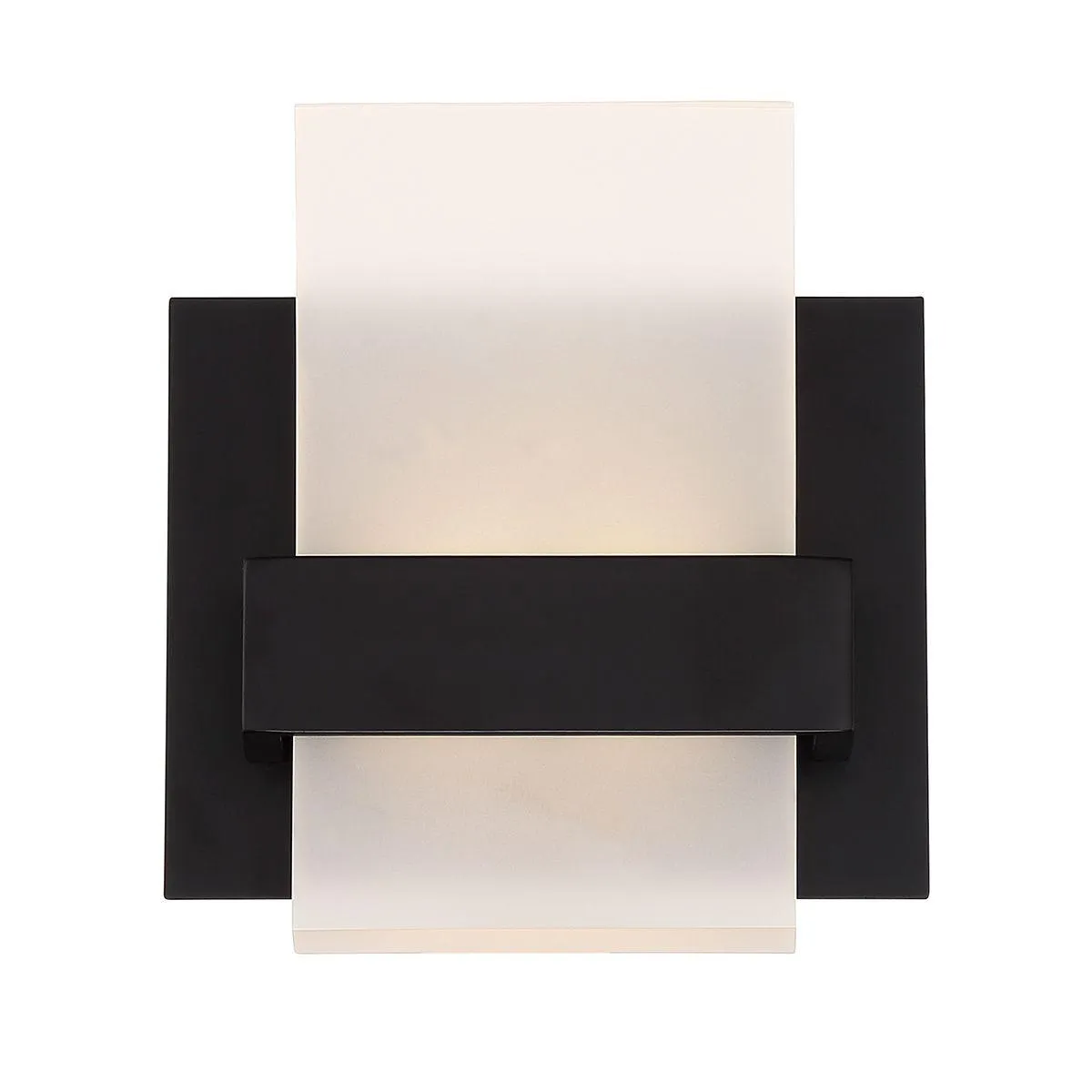Cambridge 7 In. LED Bath Sconce Black Finish