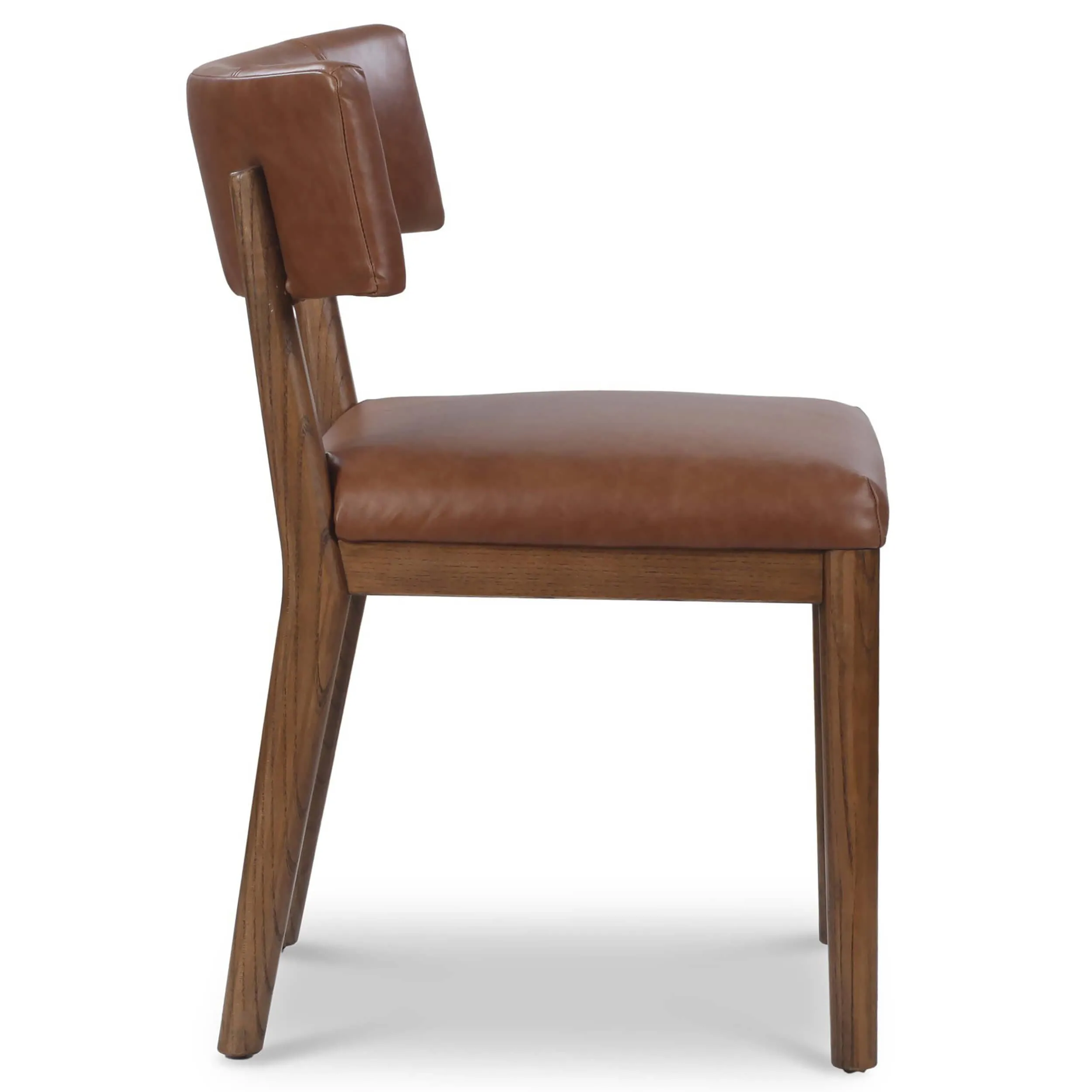 Cardell Leather Dining Chair, Sonoma Chestnut, Set of 2