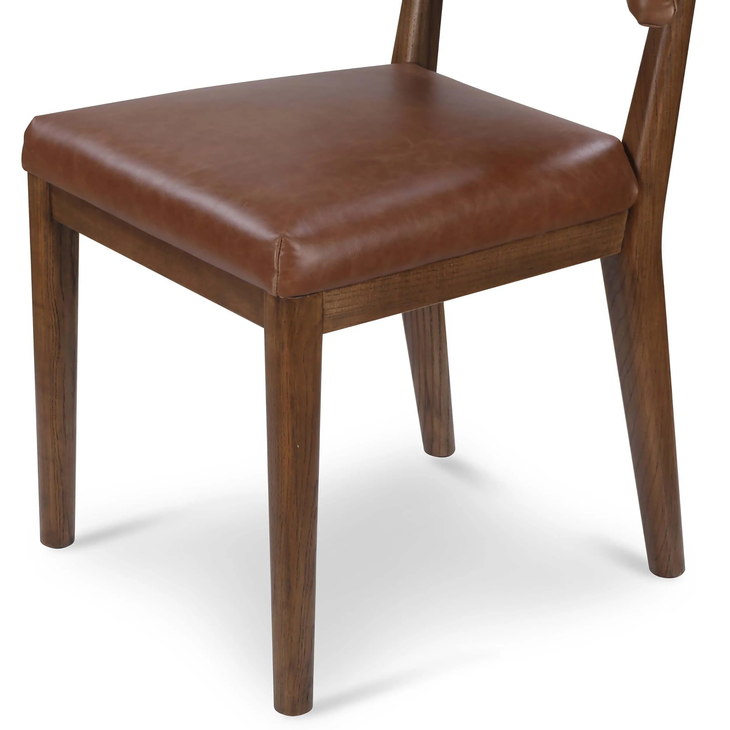 Cardell Leather Dining Chair, Sonoma Chestnut, Set of 2