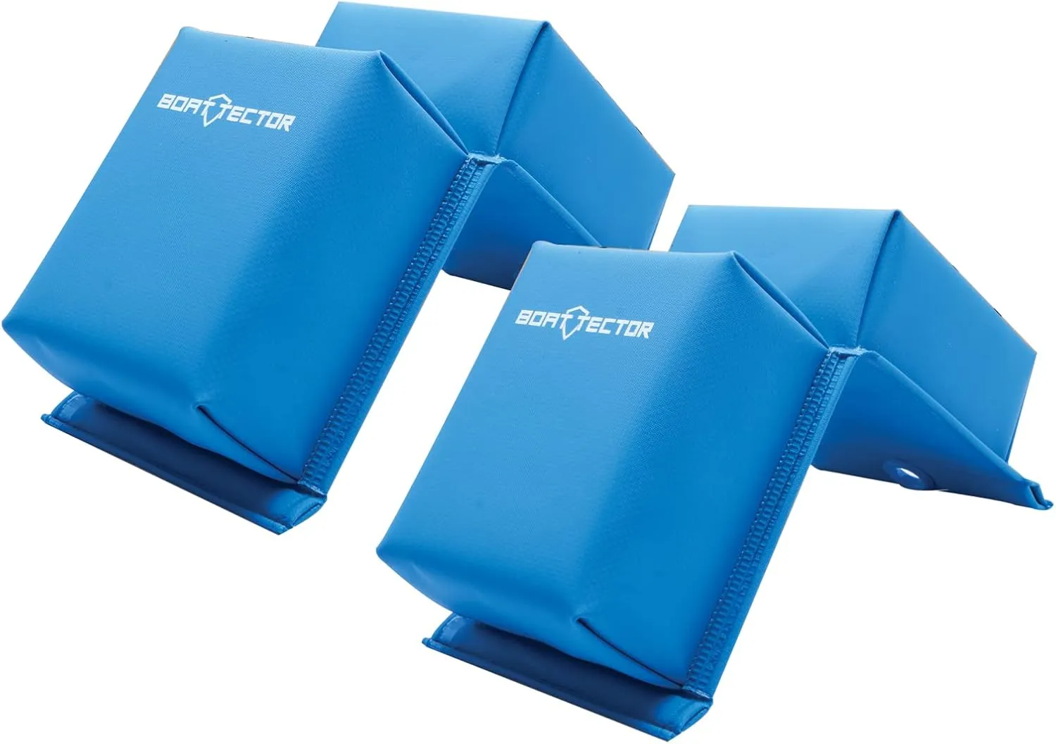 Extreme Max 3006.8581 BoatTector PWC Contour Fender with Hook & Strap Set with Adjustable Straps for Easy Secure Installation - 2-Pack, Blue