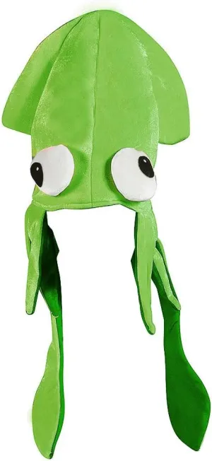 Funny Party Hats Squid Hat - Funny Fun and Crazy Hats in Many Styles