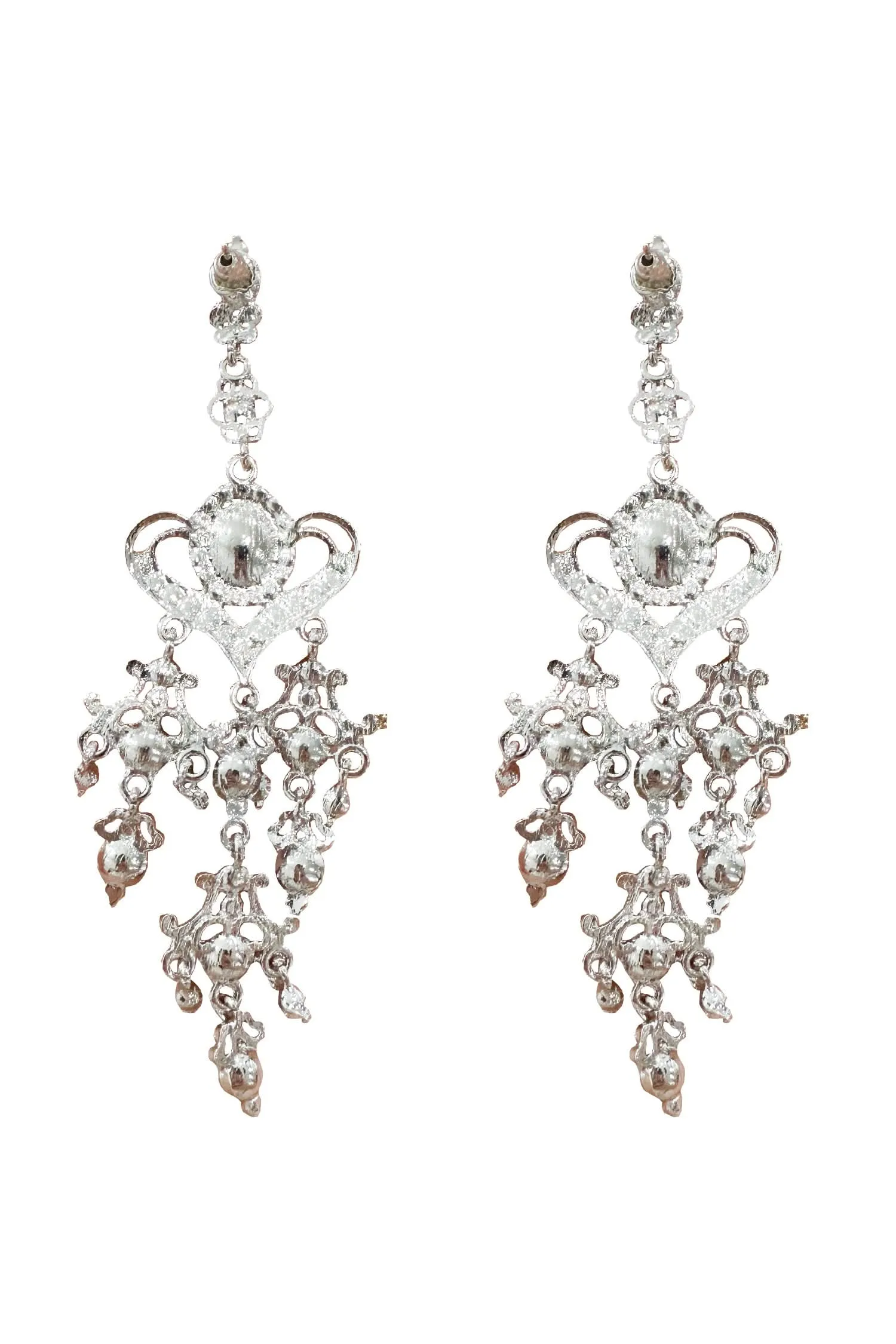 Graziana Pink Diamante Earrings