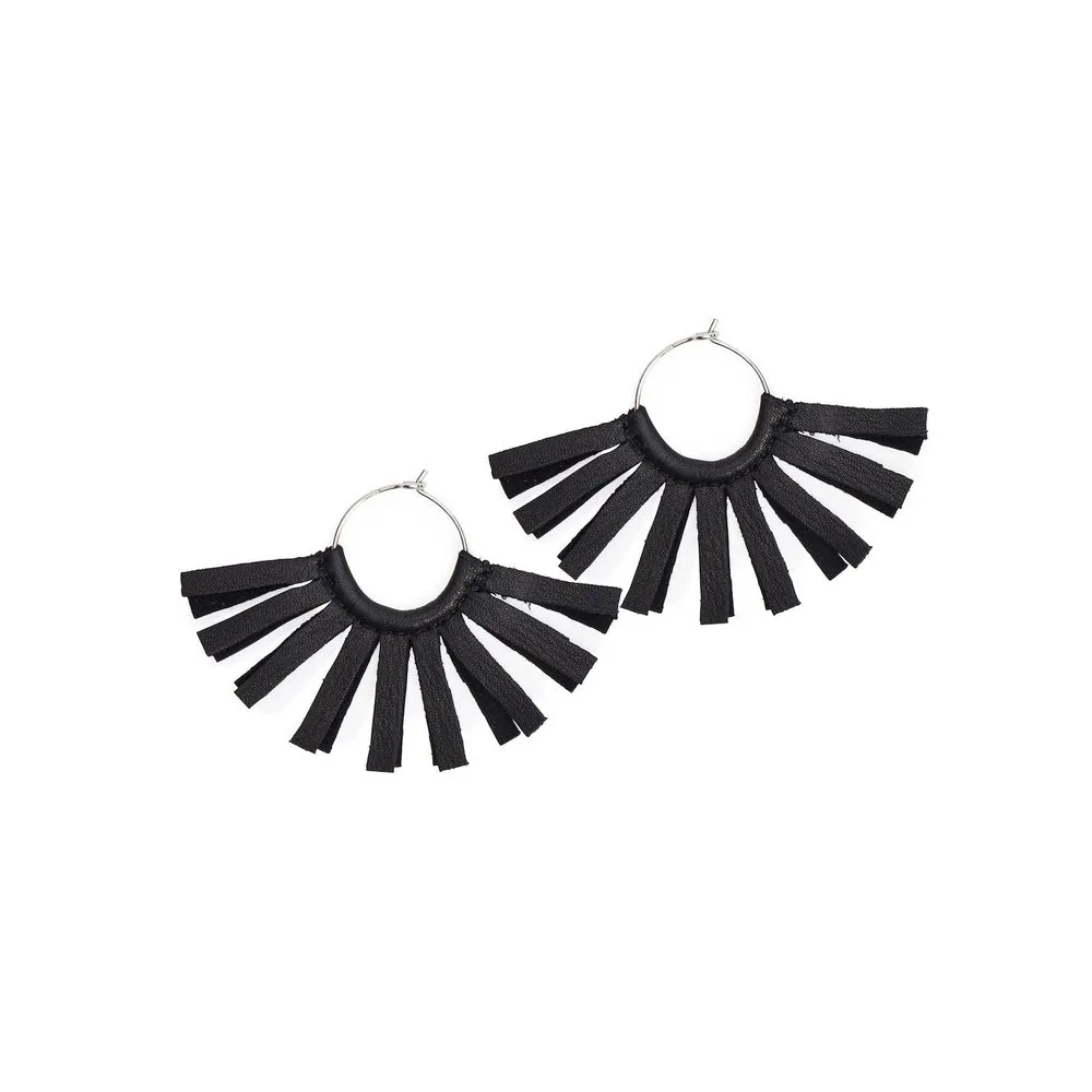 ISA earrings, black