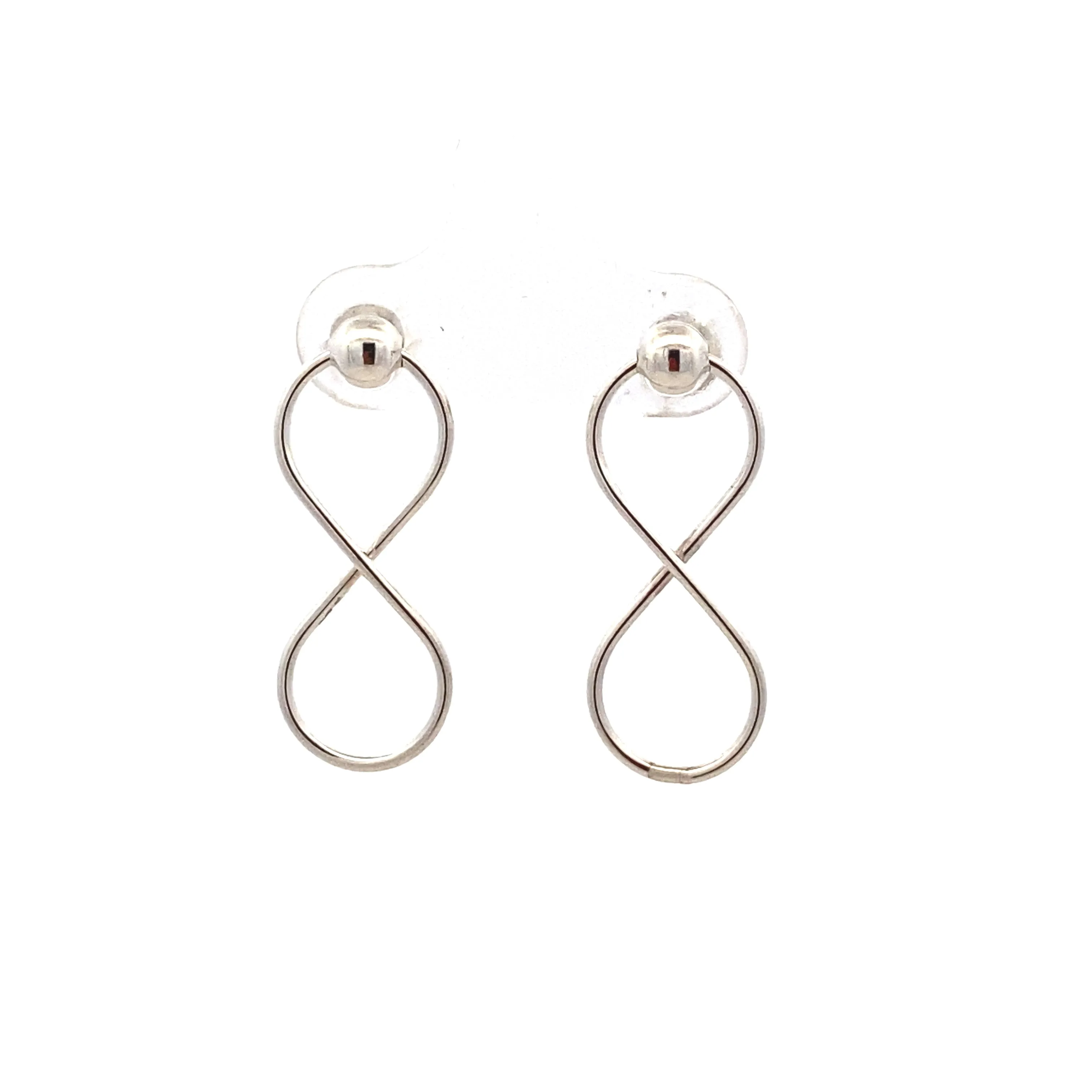 Kidney Ear Wire Infinity Earrings