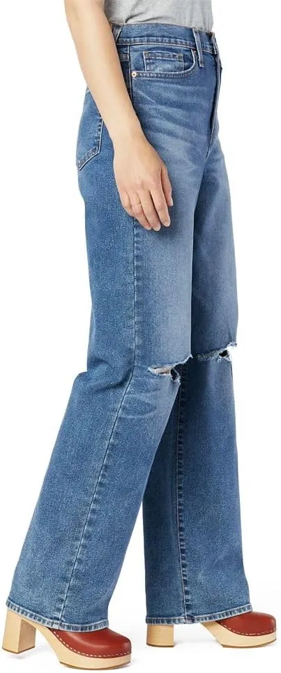 Levi Strauss Signature Gold Women's Heritage High-Rise Loose Straight (Also Available in Plus Size)