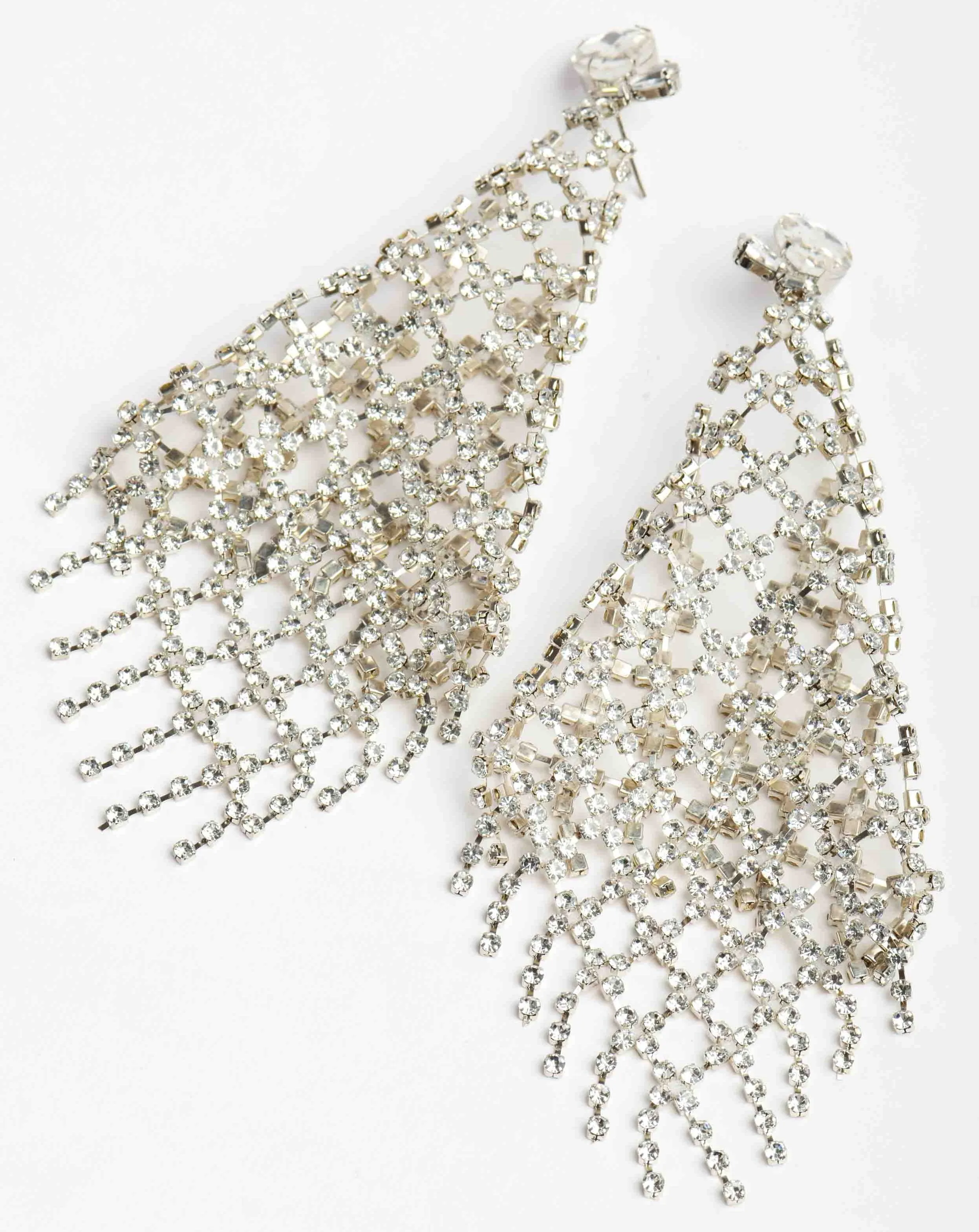 Luna Chandeliers In Sparkling White