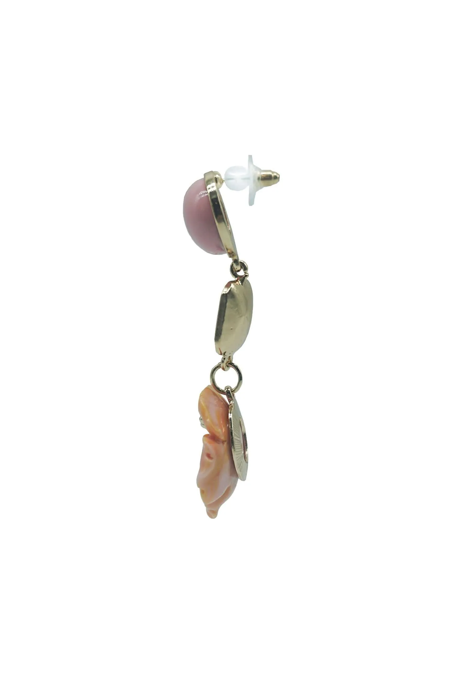 Malenya Multicoloured Flower Drop Earrings