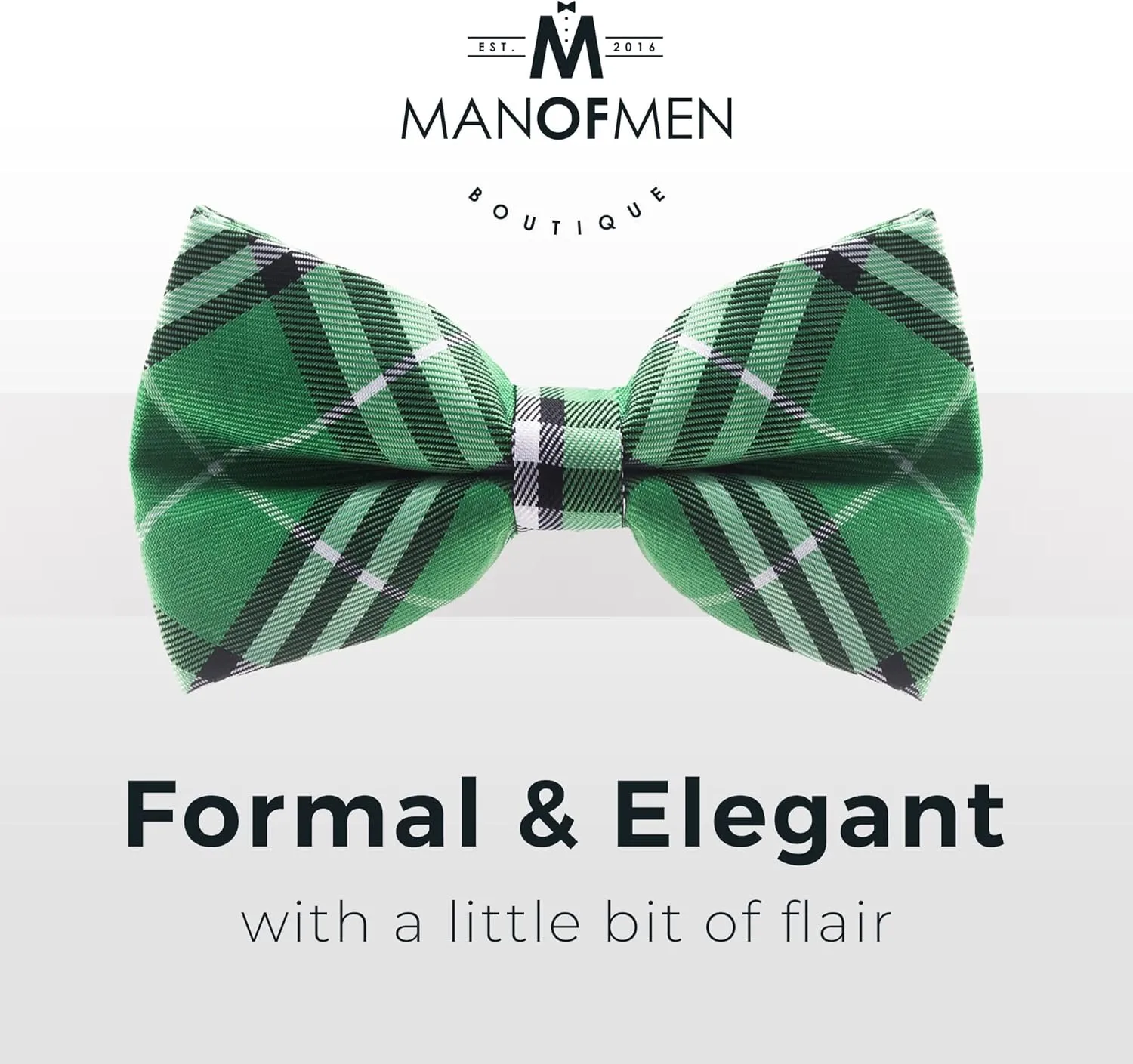 Man of Men - Bow Tie - Plaid Bow Ties for Men - Bowties Men