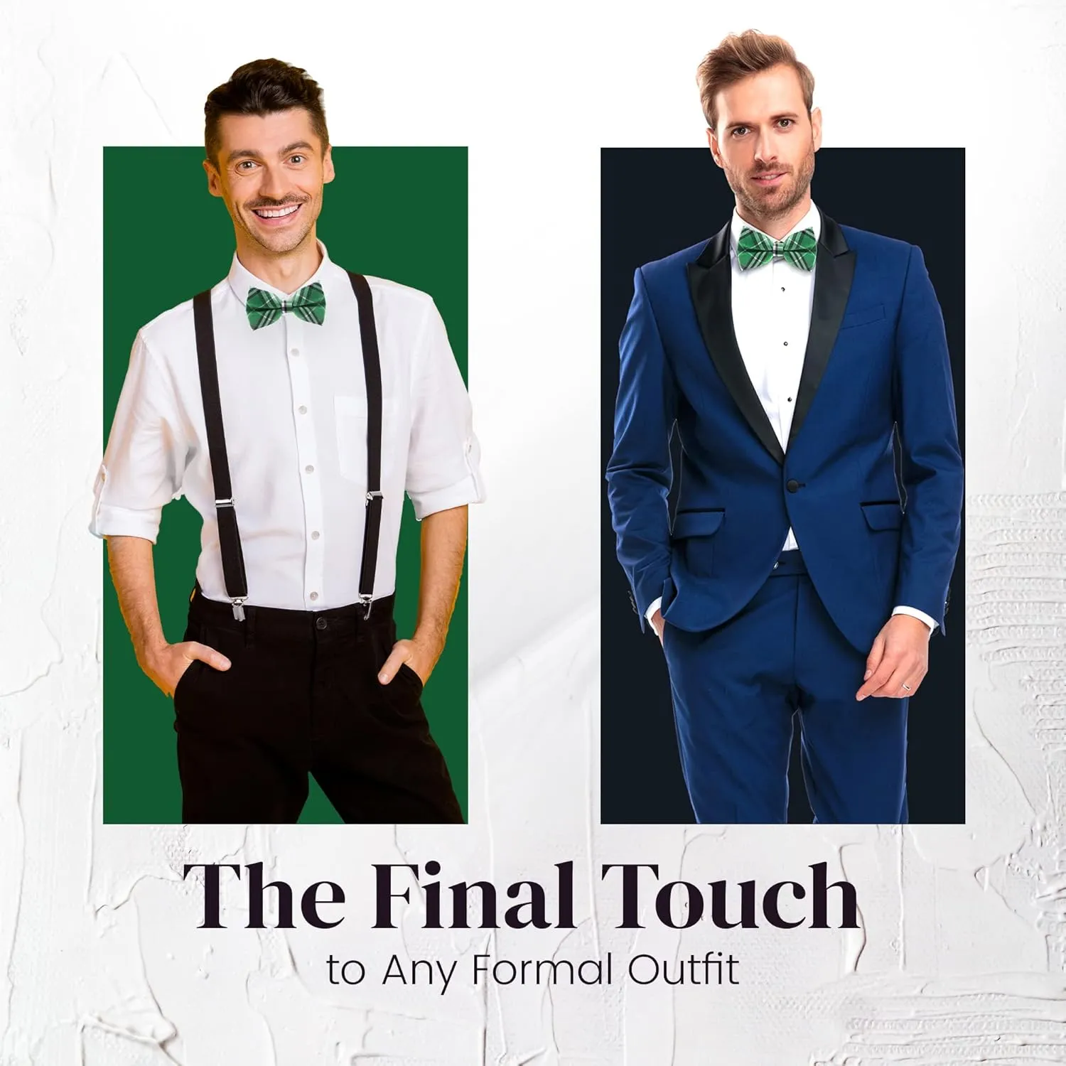Man of Men - Bow Tie - Plaid Bow Ties for Men - Bowties Men