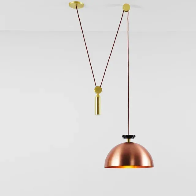 Mansion Adjustable Glass Chandelier - LED Minimalist Decorative Lamp
