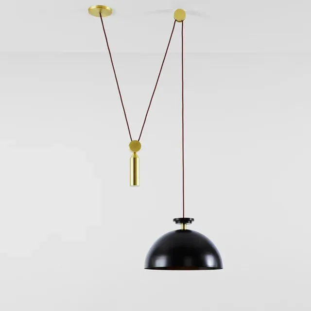 Mansion Adjustable Glass Chandelier - LED Minimalist Decorative Lamp