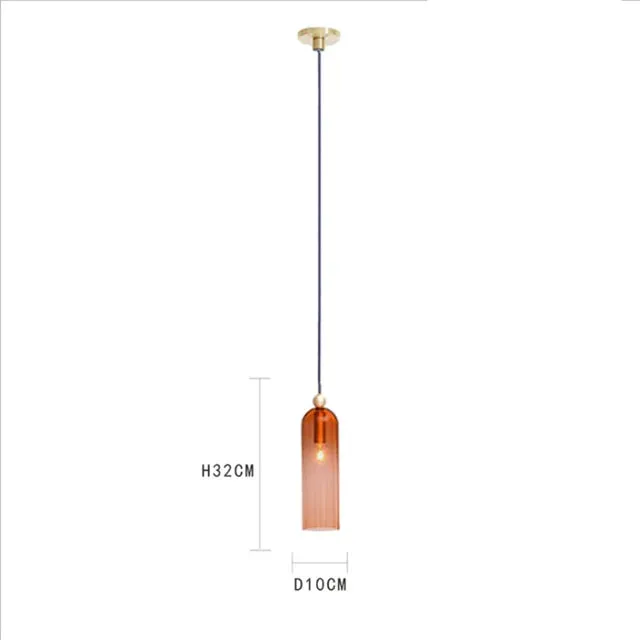 Mansion Adjustable Glass Chandelier - LED Minimalist Decorative Lamp