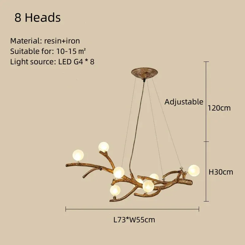 Mansion Branch Magic Bean Chandelier - LED Ceiling Lamp for Home & Restaurant