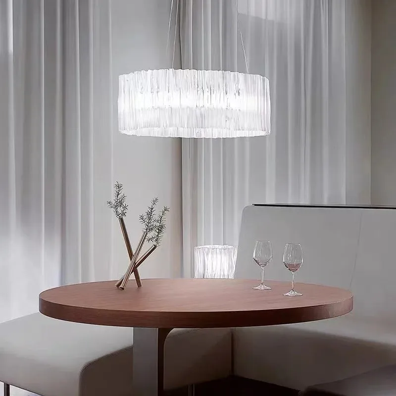 Mansion Designer Acrylic LED Ceiling Chandelier for Restaurant Hotel Living Room