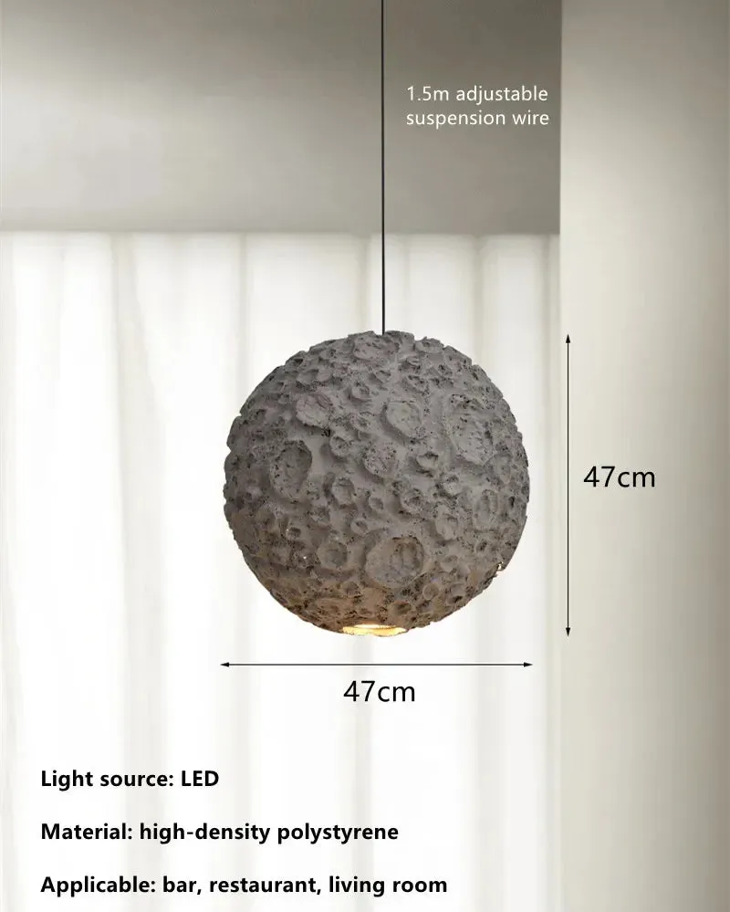 Mansion Planet Grey Chandelier Loft Decor Light