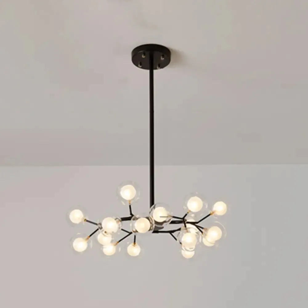 Metallic Branch Chandelier Light Simplicity LED Pendant Light Fixture for Living Room