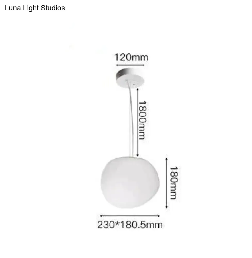 Pebble Chandelier Stone Lamp Living Room Irregular Glass Chandelier Special Shaped Egg Ball Lamp Goose Warm Stone Corridor Lamp