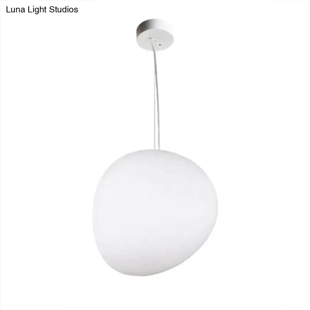 Pebble Chandelier Stone Lamp Living Room Irregular Glass Chandelier Special Shaped Egg Ball Lamp Goose Warm Stone Corridor Lamp