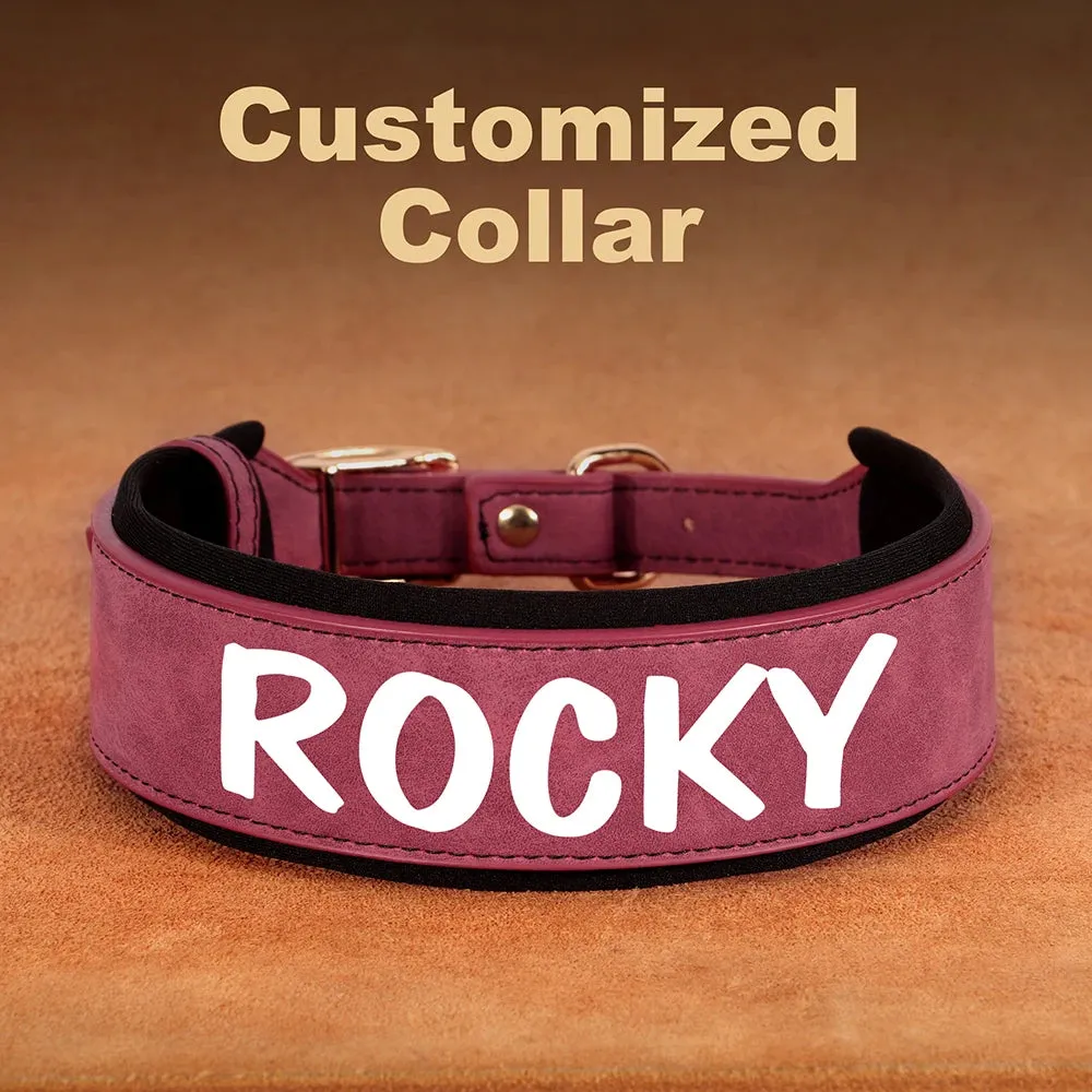 Personalized PU Leather Dog Collar Necklace