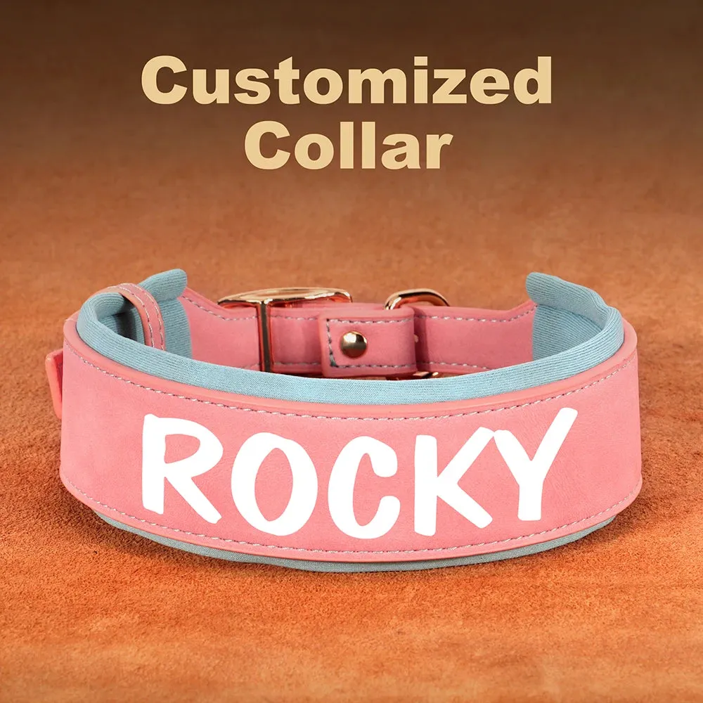 Personalized PU Leather Dog Collar Necklace