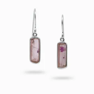 Pink Tourmaline Earrings
