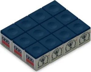 Silver Cup Billiard CHALK - ONE DOZEN