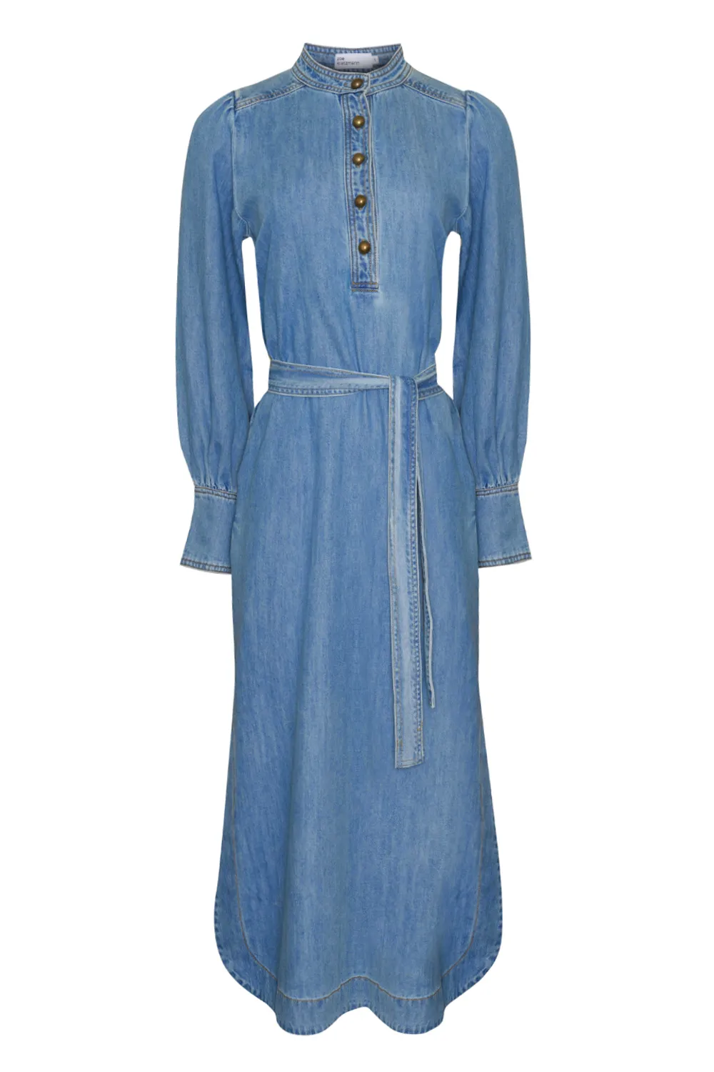 snapshot dress - light washed denim