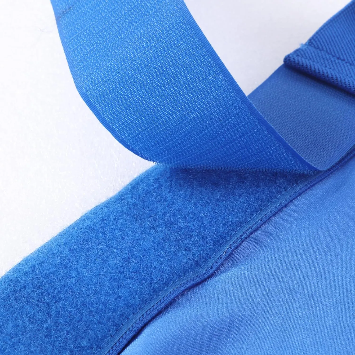 Stretch Horse Slinky Hood Spandex Mane Stay Hoods with Zipper Blue Small
