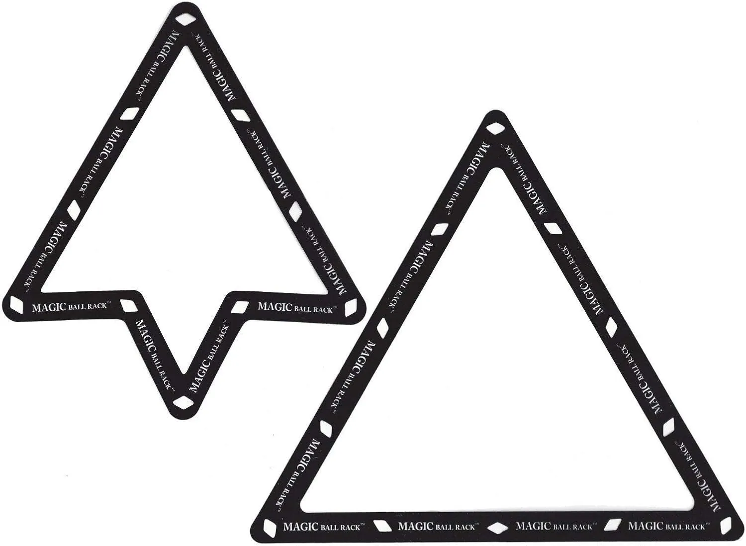 The Original Magic Billiard Ball Rack Combo 8 and 9-10 Ball Duo-Pack