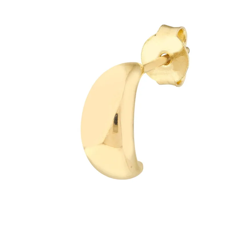 Thick Half Hoop Earrings