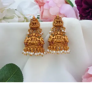 Traditional Inspired Lakshmi Design Jhumka
