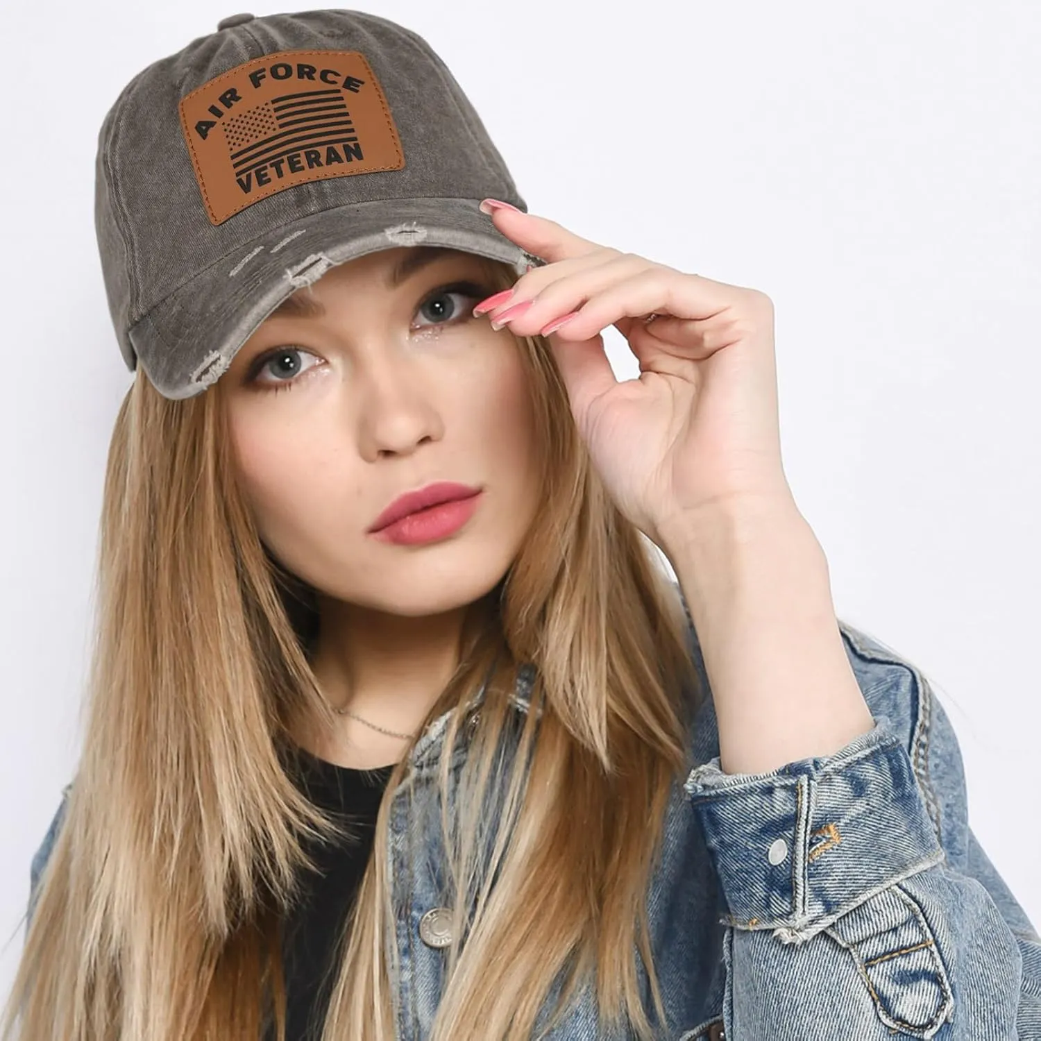 Unisex Adjustable Patriotic Veterans Baseball Cap Veteran Hats, Birthday, Father's Day and Veterans Day Gift for Men