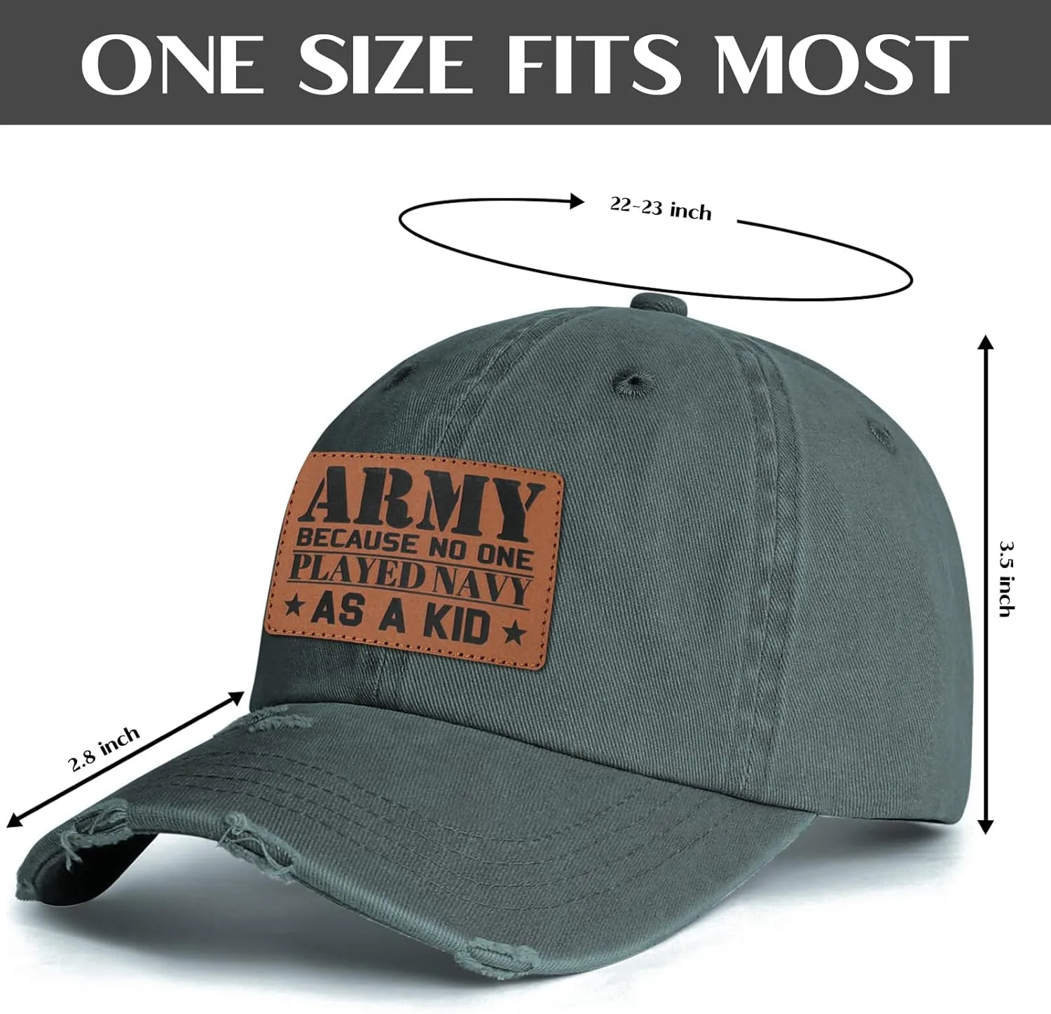 Unisex Adjustable Patriotic Veterans Baseball Cap Veteran Hats, Birthday, Father's Day and Veterans Day Gift for Men